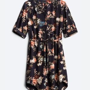 41 Hawthorn Jimena Shirt Dress in Navy, Large